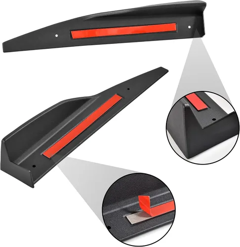Vista 3 de Faldón Lateral Panel Rocker Alerón para Ford Mustang Roush 2015+, Divisores Difusor de Faldón Lateral de Coche Winglet Compatible con Ford Mustang
