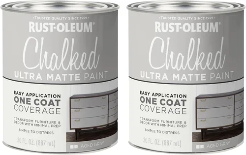 Vista 36 de Rust-Oleum 302592 - Pintura a la tiza en aerosol ultramate de 12 onzas (paquete de 1), color gris envejecido
