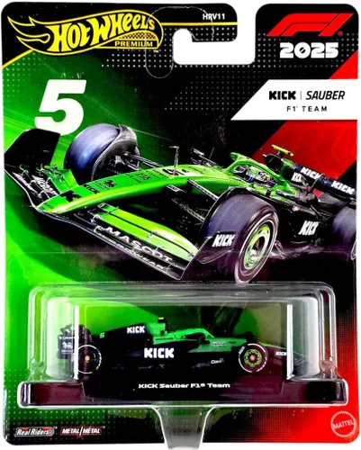 Vista 5 de Hot Wheels F1 2025 - Juego de 7 autos de fórmula 1 fundidos a presión