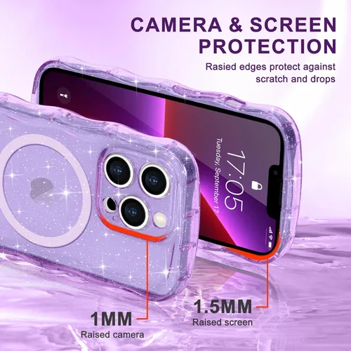 Vista 231 de Pepmune Funda magnética para iPhone 17 Pro Max, color rosa
