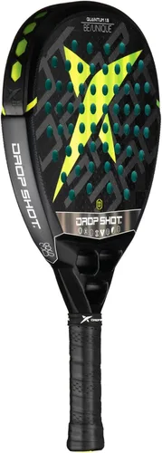 Vista 3 de Drop Shot DP304020 Pala de pádel BE Línea Única [Quantum 1.0] Formato Diamante Grosor 1.5 pulgadas (1.496 in) 24K Rectángulo Cara Carbono
