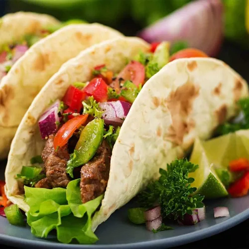 Vista 6 de La tostadora de tacos original 2 fabricantes de cáscaras de tacos saludables Conchas de tacos crujientes y saludables directamente de tu