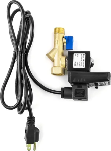 Vista 2 de QWORK Válvula de drenaje electrónica, 2 paquetes de CA 110V 1/2 "drenaje automático automático del tanque para el aire comprimido