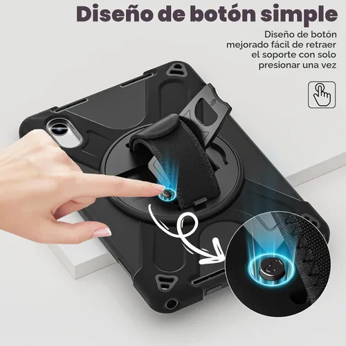 Vista 4 de Funda resistente ZenRich para Lenovo Idea Tab 11 de 11" 2025