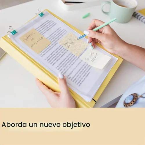 Vista 3 de Post-it Patrones pulidos, 3 x 3 pulgadas, 3 blocs de notas adhesivas