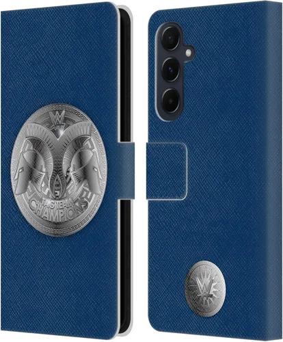 Vista 177 de Head Case Designs Officially Licensed WWE Cruiserweight Champion Title Belts Leather Wallet Case Compatible with Samsung Galaxy A07 4G Campeón