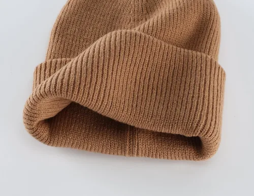 Vista 6 de Home Prefer Gorros de invierno para hombre, de punto grueso, gorro de punto grueso