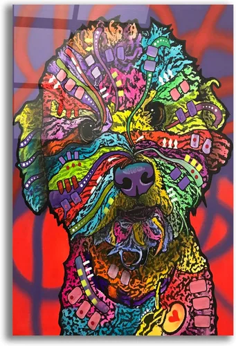 Vista 9 de Epic Art 'Wrigley' de Dean Russo, arte de pared de vidrio acrílico, 24 x 36 pulgadas