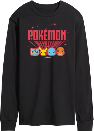 Vista 23 de HYBRID APPAREL - Team Pokémon - Camiseta de manga larga para hombre
