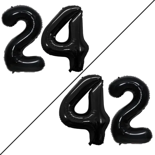 Vista 99 de Goer, conjunto de globos de papel aluminio para decoraciones de cumpleaños, globos de las letras de feliz cumpleaños y de números Oro