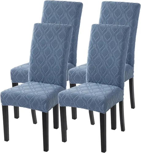 Vista 79 de SearchI Juego de 2 fundas elásticas para sillas Parsons de comedor, fundas elásticas con estampado de elastano, extraíbles, lavables, fundas