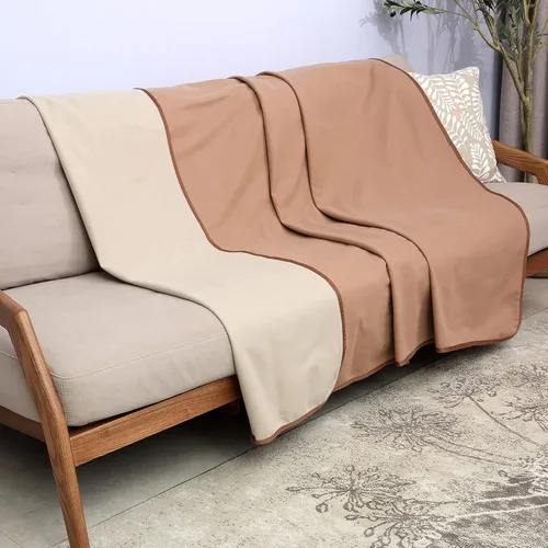 Vista 2 de Catalonia Manta impermeable para cama, protector reversible de forro polar para sofá, muebles, mantas a prueba de fugas para perros 60 x 80 Inch