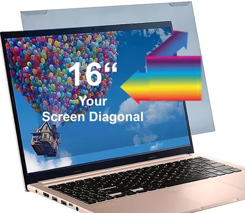 Vista 7 de VizoBlueX Protector de pantalla de TV de 77 pulgadas contra luz azul y daños. Escudo de protección y filtro anti-luz azul que bloquea UV para LCD