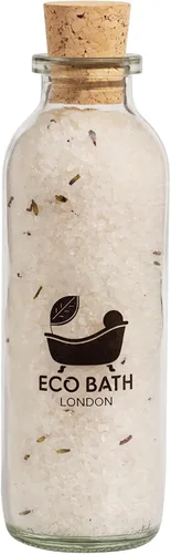 Vista 6 de Eco Bath London Sal del Mar Muerto de baño de sal – Rosa, magnesio rico en minerales y relajación – 10.6 oz – 100% natural, relajante baño de spa