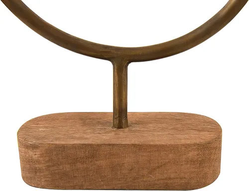 Vista 6 de Main + Mesa Candelabro asimétrico de madera y metal