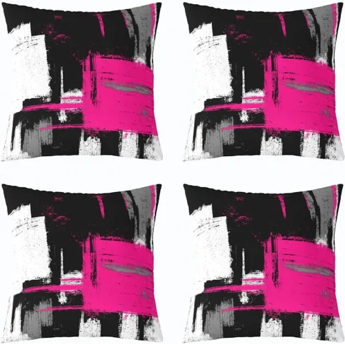Vista 76 de Juego de 2 fundas de almohada abstractas de 16 x 16 pulgadas para niños, niñas, adolescentes, decoración de dormitorio, moderna a rayas, decoración