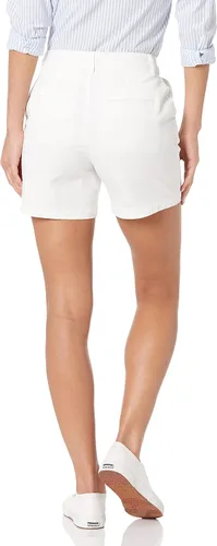 Vista 2 de Tienda Essentials Women's 5" Inseam Chino Short (Available in Straight and Curvy Fits)