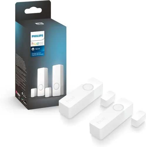 Vista 9 de Philips Hue Sensor de Contacto Inteligente Seguro, Negro - Paquete de 1, Sensor de Puerta Hecho para Puertas y Ventanas Interiores, Alarma de Puerta