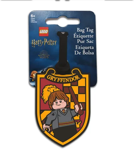 Vista 7 de Lego - Etiqueta de silicona para equipaje de Harry Potter, Ronald Weasley (53253) para viajes, maleta, mochila, vacaciones, etiqueta de regalo