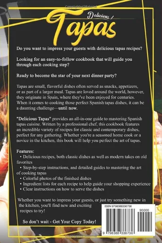 Vista 2 de Delicious Tapas Easy Step-by-Step Recipes for Fun and Flavorful Tapas Dishes