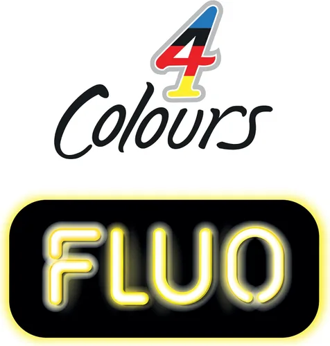 Vista 6 de BIC Bolígrafo Fluo de 4 colores negro, azul, rojo y amarillo fluorescente, 1 paquete