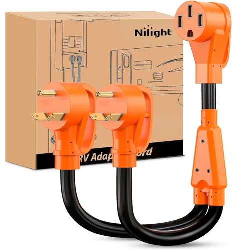 Vista 40 de Nilight Cable adaptador de secadora de 30 amperios a 30 amperios calibre 10 10-30P a 14-30R con cable de tierra