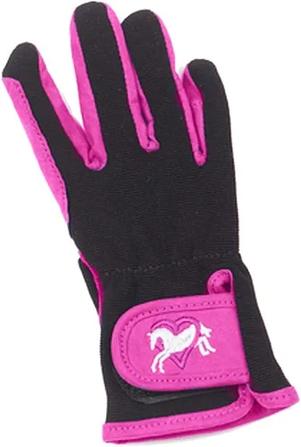 Vista 2 de Ovation - Guantes para niños, corazón y caballo