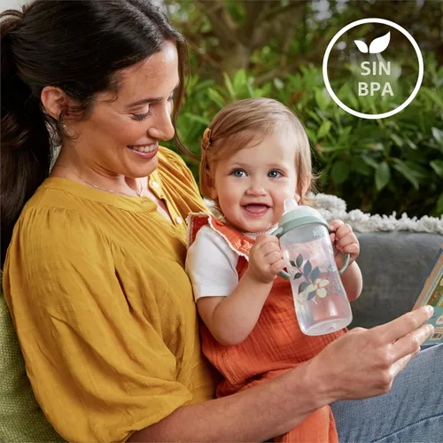 Vista 9 de NUK - Vaso para aprender a beber, para bebés de 8 meses en adelante, colección exclusiva de Amazon, con frutas y animales divertidos, de 10 onzas
