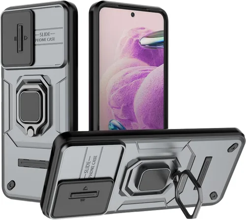 Vista 33 de Funda de teléfono móvil para Xiaomi Redmi A3/Xiaomi Poco C61 Soporte de coche Soporte Ventana corredera Cubierta protectora a prueba de golpes
