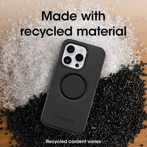 Vista 5 de OtterBox + Pop Symmetry Series - Funda para iPhone 14 Pro Max (solamente) - Embalaje no minorista - Negro