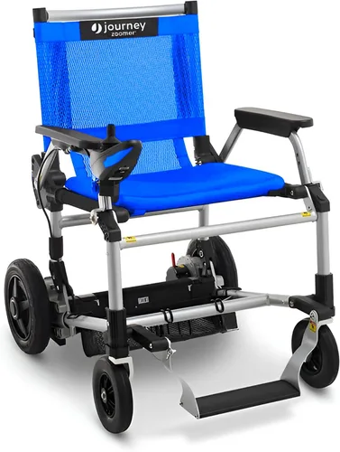 Vista 8 de Journey Zoomer - Silla eléctrica eléctrica - Silla de ruedas ligera plegable con pilas para adultos y personas mayores, capacidad de peso de 300