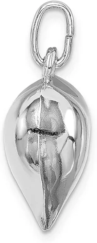 Vista 2 de Collar con dije de corazón de plata de ley 925 dije de amor joyería fina para mujer regalos para ella Plata Esterlina