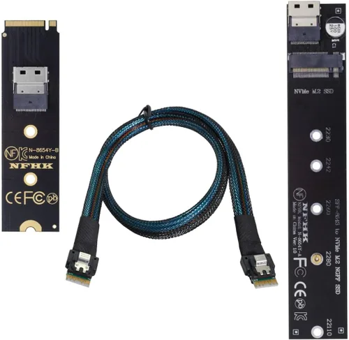 Vista 12 de chenyang Paquete de 2 tarjetas convertidoras M.2 2230 a 2242 a 2260 a 2280 NVME NGFF SSD Adaptador extendido