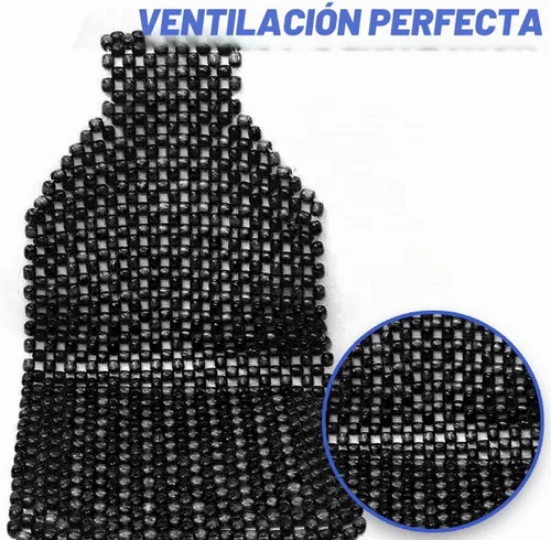 Vista 5 de Zento Deals cojín para asiento, con cuentas de madera, 5/8 pulgadas de grosor, negro
