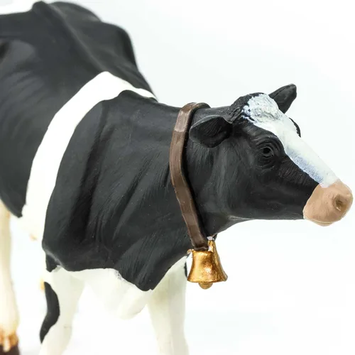 Vista 6 de Safari Ltd. Figura de Vaca Holstein - Figura Modelo de Plástico Detallada de 5" - Divertido Juguete Educativo de Juego para Niños, Niñas y Niños