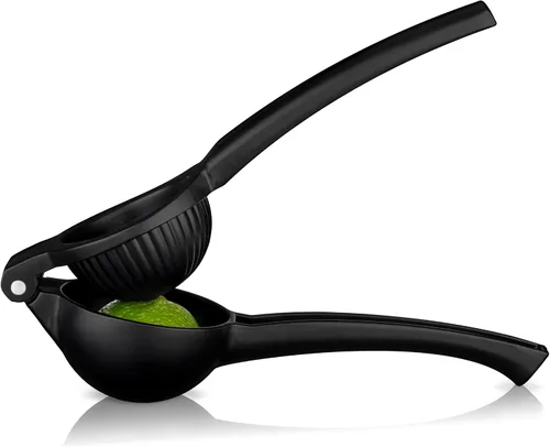 Vista 7 de Viski Exprimidor de cítricos negros, exprimidor de cítricos, exprimidor de limón para cócteles, accesorios de bar, exprimidor de lima negro mate