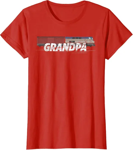 Vista 39 de RC Model Train Shirt Grandpa Train Boxcar HO Scale T-Shirt Negro