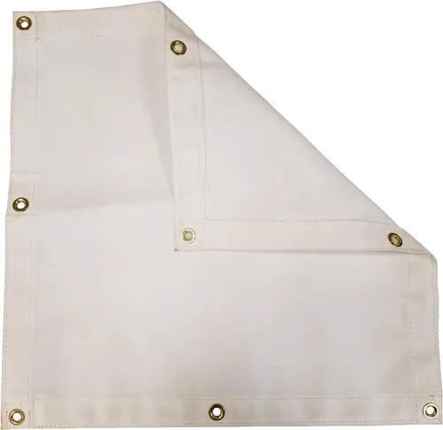 Vista 3 de Lona de poliéster Black Workhorse de 4 pies x 5 pies - 14.5 Oz.