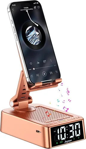 Vista 8 de Regalos para hombres y mujeres, soporte de teléfono con altavoz Bluetooth