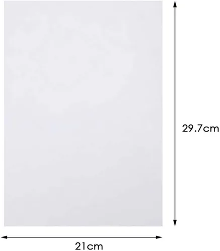 Vista 2 de 50 hojas de papel de calco, 8.5 x 11 pulgadas, bloc de papel de calco para artistas, papel de calco blanco, papel translúcido transparente