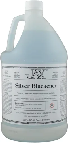 Vista 8 de JAX Silver Blackener - Solución de acabado de metal - Acabado antiguo sin calor ni electricidad - 2 onzas