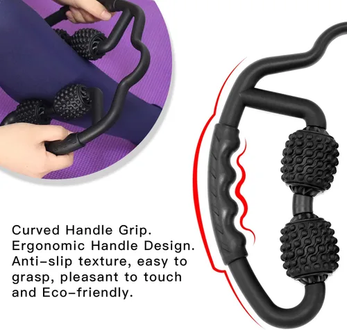 Vista 4 de Herramienta de masaje para celulitis, rodillo muscular, masajeador de fascia profunda y removedor de piel con hoyuelos para piernas, muslos