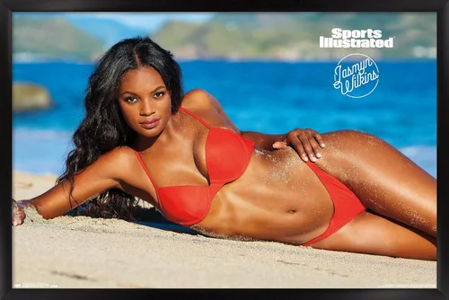 Vista 7 de Trends International Sports Illustrated: Swimsuit Edition - Póster de pared Jasmyn Wilkins 18, 22.4 pulgadas de largo x 14.7 pulgadas, versión