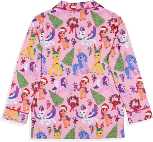 Vista 5 de INTIMO My Little Pony A New Generation Christmas - Conjunto de pijama para niña Sunny Starscout