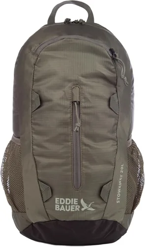 Vista 33 de Eddie Bauer Stowaway Mochila Empacable Viaje Exterior Ligera Plegable Duradera Poliéster Ripstop 30L - Cereza Negra