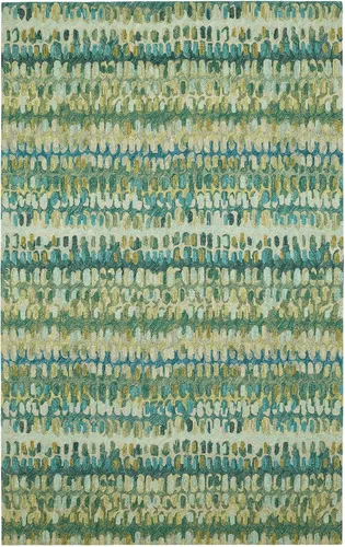Vista 22 de Dash & Albert Paint Chip Hand Micro Hooked Wool Rug, 2' X 3', Bark Abstract