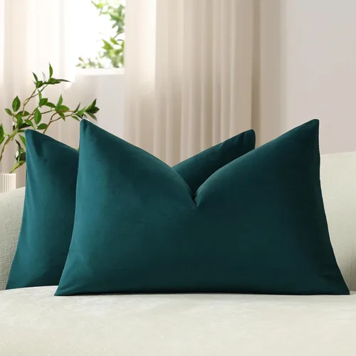 Vista 12 de Funda de almohada para cuerpo de Dezene, súper suave de terciopelo con cierre de cremallera oculto.