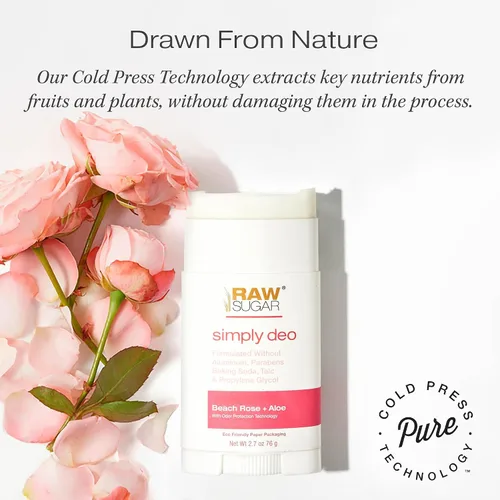 Vista 7 de RAW SUGAR Desodorante en barra sin aluminio, paquete Simply Deo (paquete de 3) desodorante de cuerpo entero para mujeres y hombres, formulado