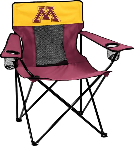 Vista 6 de Logo Brands NCAA Alabama Crimson Tide Elite Silla Portátil - Silla premium para exteriores con portavasos, marco de acero con recubrimiento