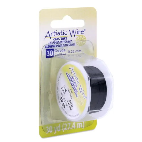 Vista 23 de Artistic Wire, alambre para manualidades de calibre 18, resistente a las manchas, color cobre envejecido en color latón antiguo, 4 yardas